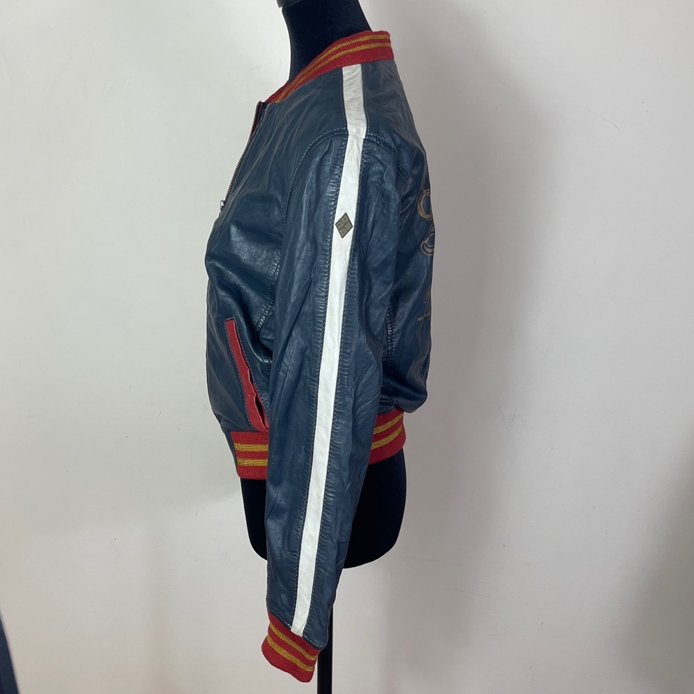 Harley Quinn Suicide Squad Lamb Leather Jacket - Picture 10 of 16
